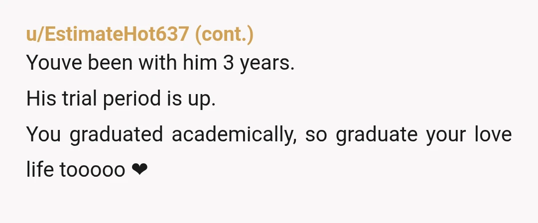 u/One-Hamster-6865 I’m sorry you missed your graduation. Congratulations on your big accomplishment. He may have triggered your emotions and ruined the day, but he can’t take your achievements away from...