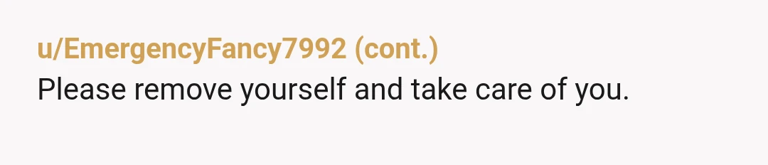 u/Objective-Pound2185 YWNBTA. You need to have a serious talk about how this is impacting you and that if he is not willing to seek medical help you will need to...