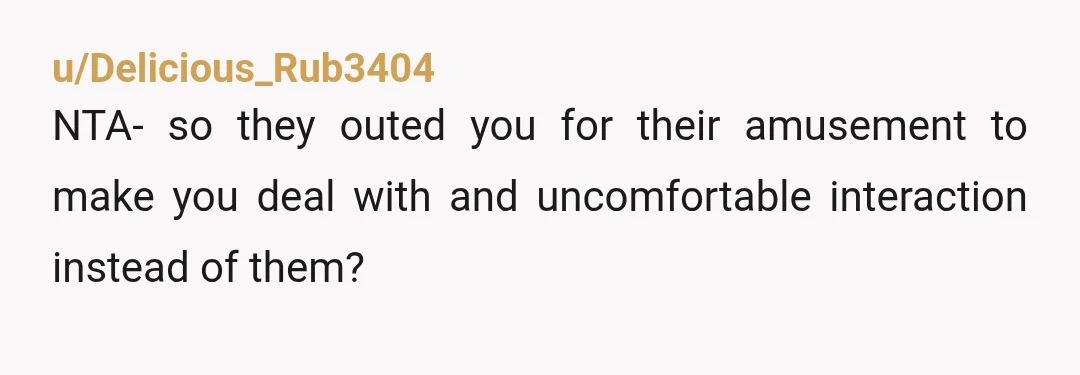 u/LunaLittleBlue YWBTA Dude, thats not your story to tell. He will bring it up if he is ever ready to. Why are you putting your feelings about HIS LIFE above...