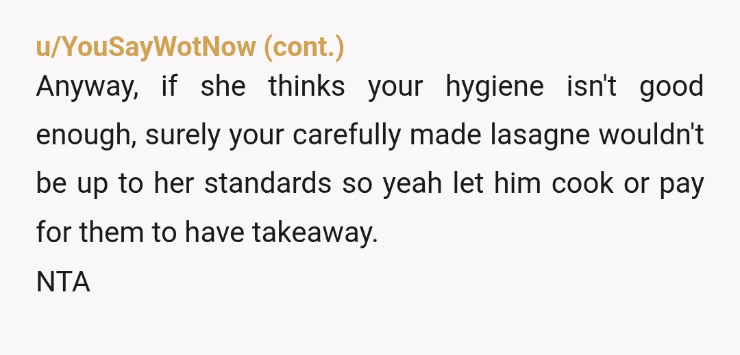 u/Mammoth-Vegetable357 Why are you doing both cooking and cleaning? If you cook, husband cleans. And vice versa. Why did your husband only notice your absence when he needed you to...