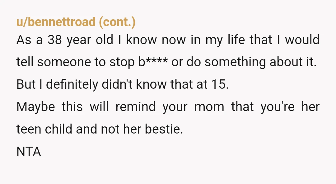 u/Habanerojess You’re good NTA, she doesn’t like that you told your siblings but it’s been two years she complain about that, that’s exhausting. You did your job now I hope...