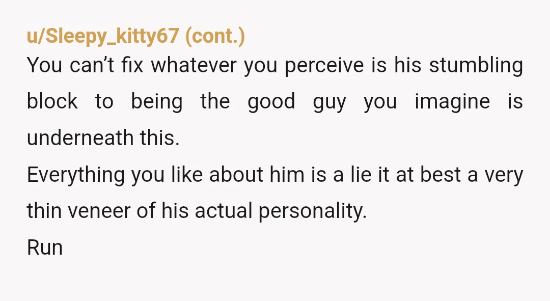 u/Janisseho
NTA. Someone who pressures you to choose him over your family is not worthy