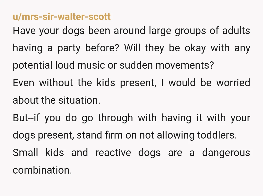 u/Efficient_Sail_8586 YTA for not just being clear and saying children are not invited. You go over all the many reasons why you don’t want children there, then seem to say...