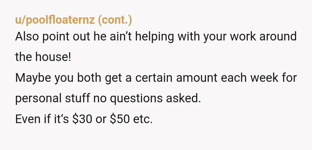 u/Randomfinn So he is making around $3,000 a month and bills are $1,800 plus his personal loan of $120. You make $1,200 and have a hundred or so left at...
