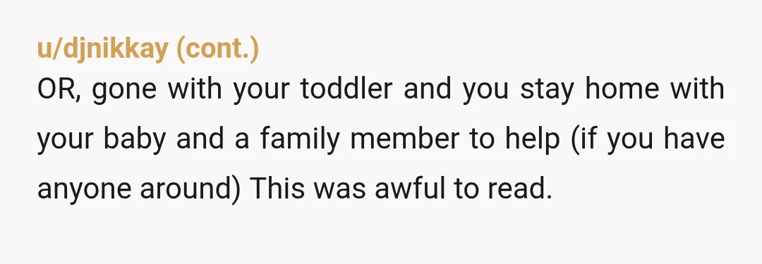 u/onkel-enzo
you probably know yourself that you weren't the one here who ruined anything. also you talking about "my baby" instead of "our baby" is pretty telling.Â