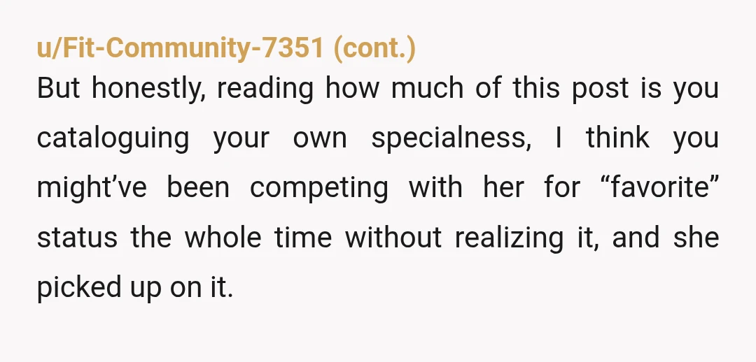 u/No-Height-8584 NYA At the same time, why do you give this all so much energy? There’s something about her that you see in yourself that’s triggering you. Spend less time...
