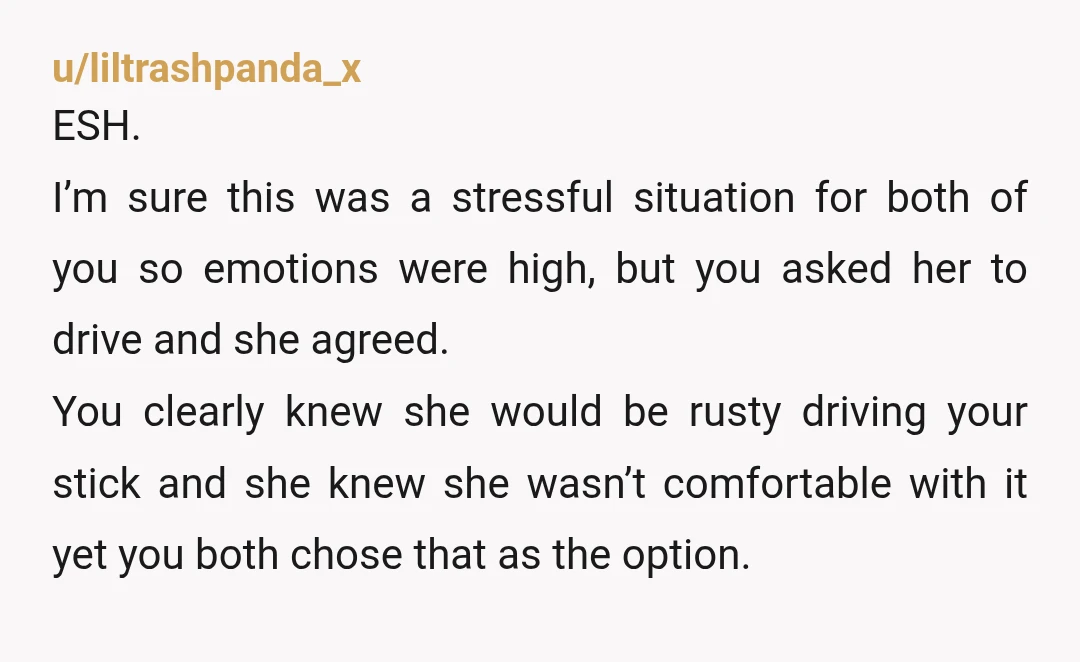 u/squintintarantino__ YTA. Who spends $10k on a car engine but won’t just call an ambulance? This all seems like it was wildly preventable. They even could have gotten you started...