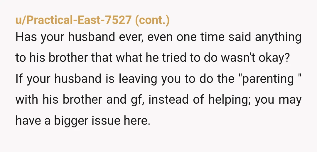 u/TeamLeeper
I’m not an ultimatum guy; but if I was you, the husband would be getting one in about 3 seconds.