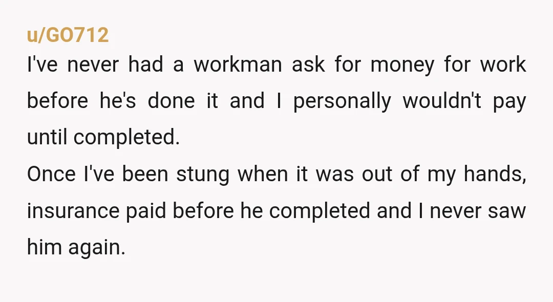 u/ZigZagIntoTheBlue Not unreasonable but perhaps you should make it more clear in your initial meeting that those are your expected terms. From a purchasers/ home owner pov, I would be...