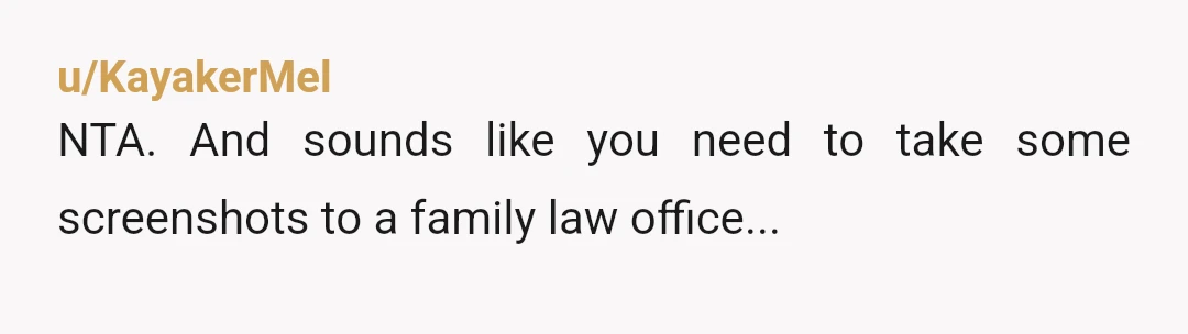 u/1039198468
Simple. NTA. You are not responsible for their child.