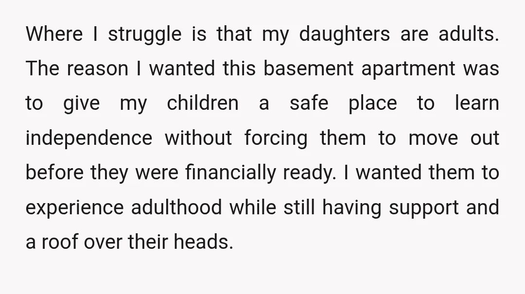 u/Halleluniverse Your husband is TA. For the sake of your relationship with your daughters, let them have their boyfriends over without ridiculous power moves or monetary penalties. Your husband needs...