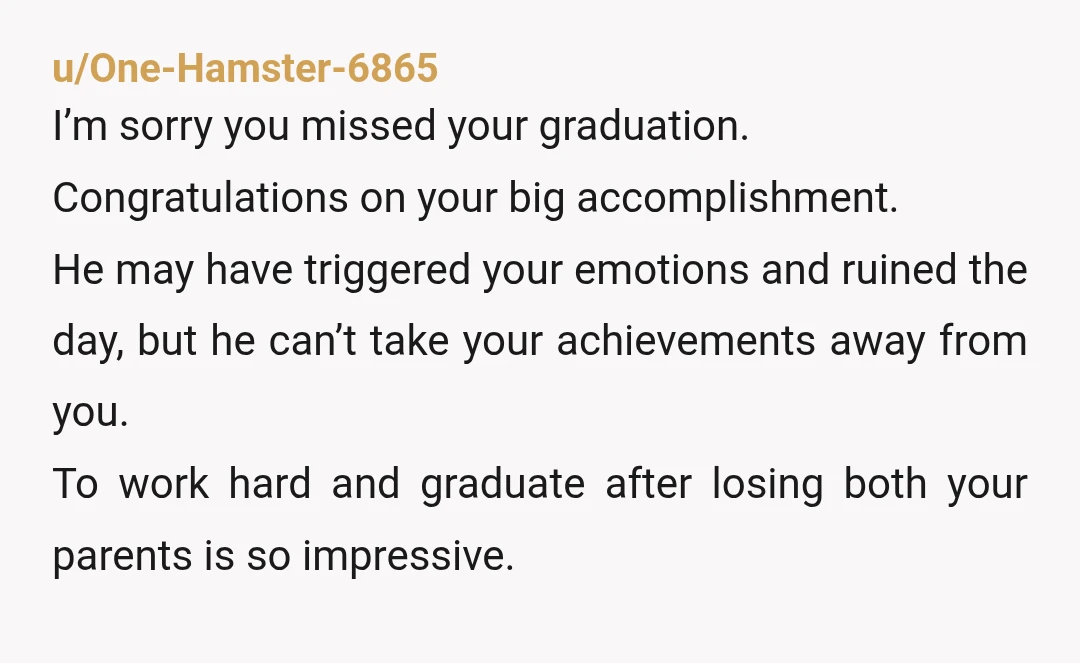 u/wastedzombiegirl
NOR- you made the right choice hun, don't push yourself down too hard for it.
You are protecting yourself🩷