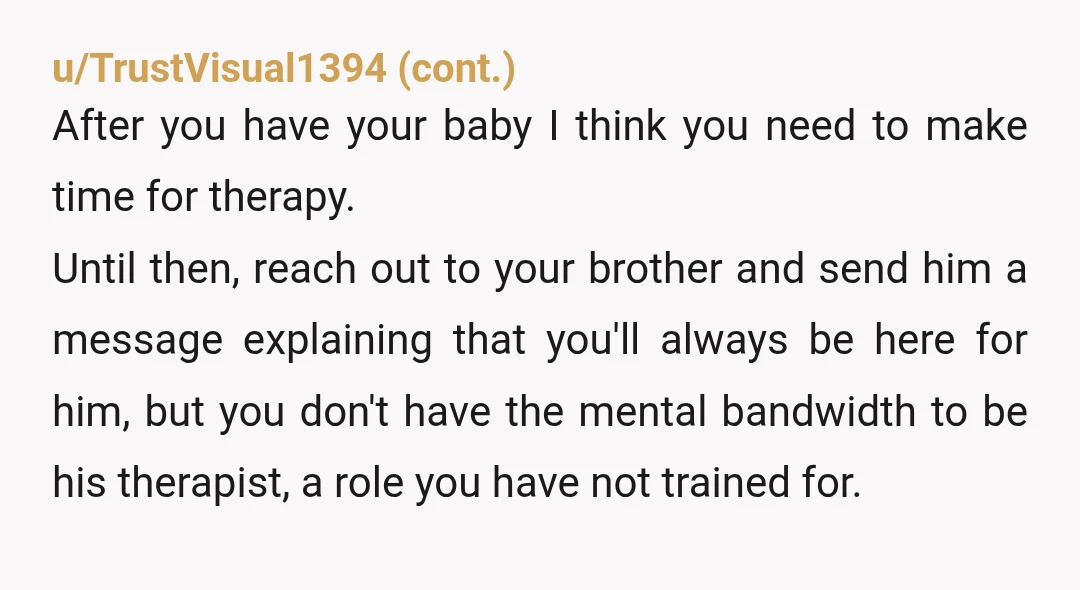 u/Spiritual-Air-2196
A sick child and a high-risk pregnancy are valid reasons to avoid the gathering.
Your boundary was reasonable.
