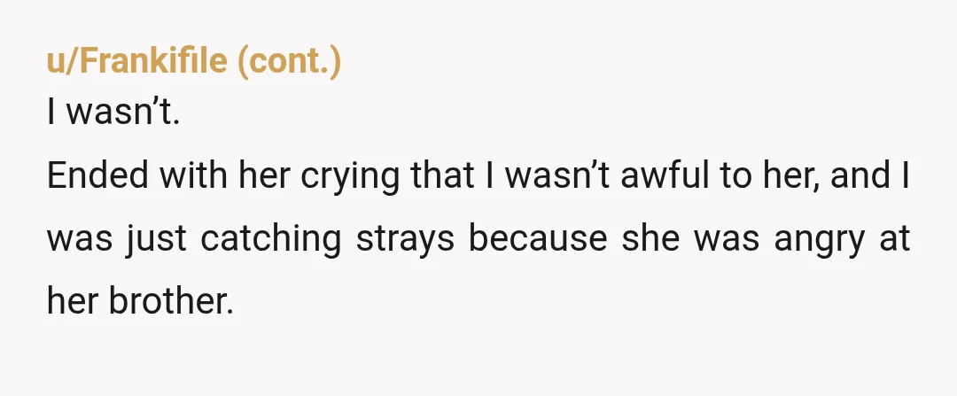 u/CoderJoe1
Are you saying you only treated her right to tweak him?