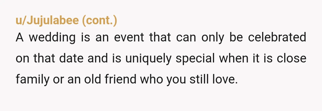 u/Mundane-Gold-4971
NTA but reconsider if this guy is actually worth it. Serious main character energy