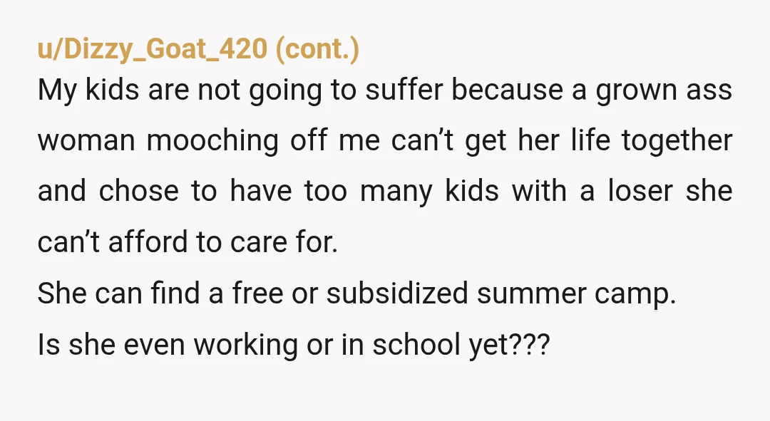 u/FullQuality9659 Your children are also Kayla’s half siblings, correct? What kind of childhood did your husband provide for her? He was 17. I would imagine it wasn’t much. Was he...