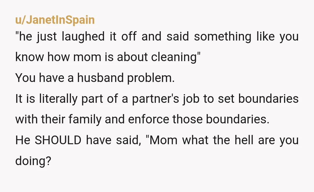 u/thick_lexi Not wrong, and the frame you're using ("she rewashed my dishes") is actually undercounting what happened. She didn't just rewash a pan. She rewashed a plate you had already...