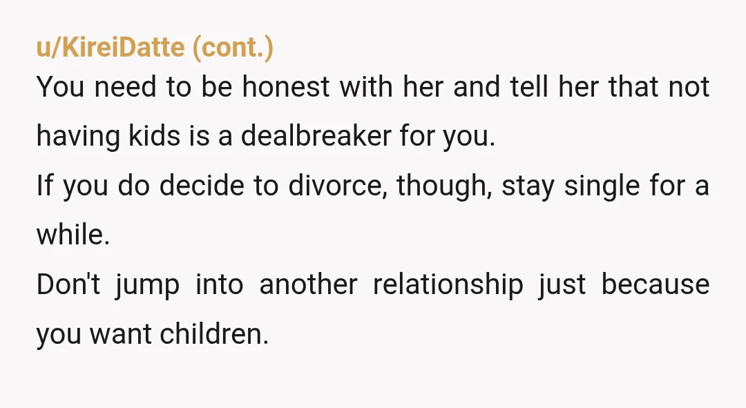 u/FaithlessnessLow6146 You would not be a terrible person, at the end of the day you are both no longer compatible on a core fundamental issue. You would be a terrible...