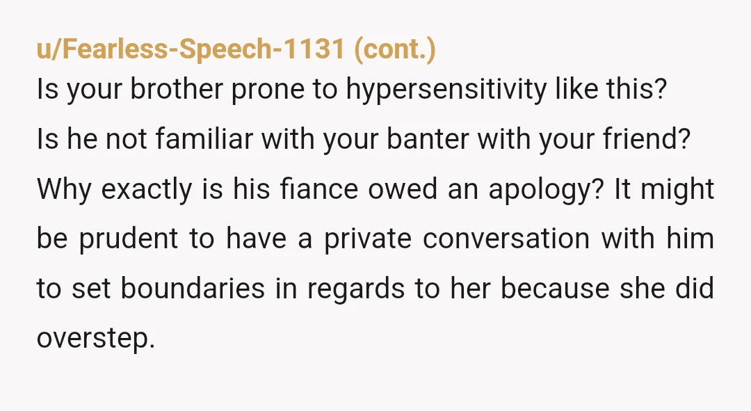u/GushyFawn
Emma turned a two-person conflict into a four-person conflict for no reason
