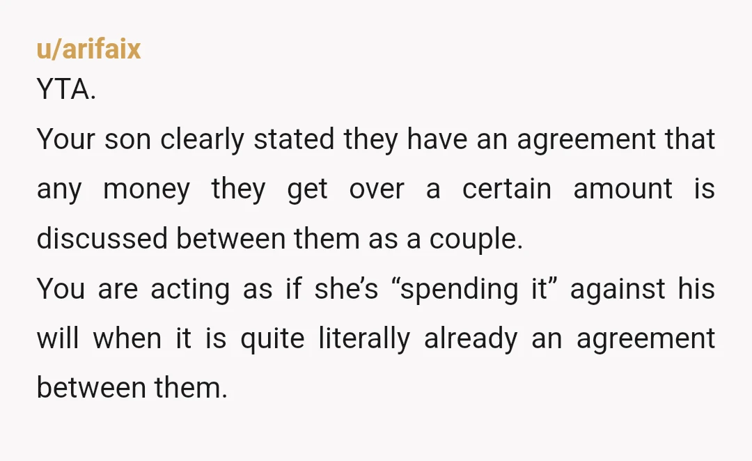 u/_austinight_
YTA, it’s his money and you were divorced from his dad anyway.
They’ve been together a long time - this isn’t some brand new relationship.
Butt out.