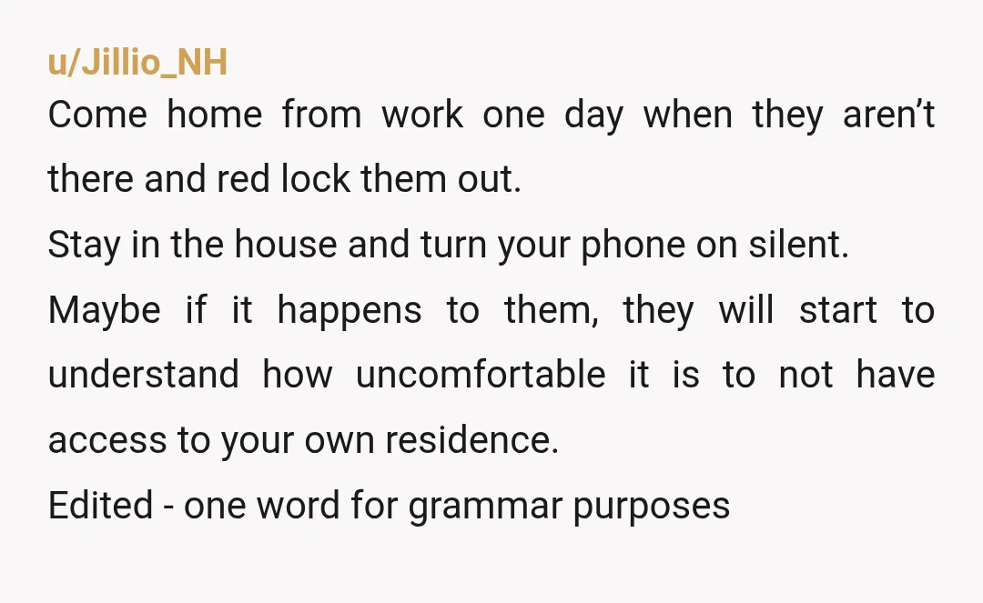 u/Fun-Yellow-6576
That can an electronic key pad. They seem unhinged.