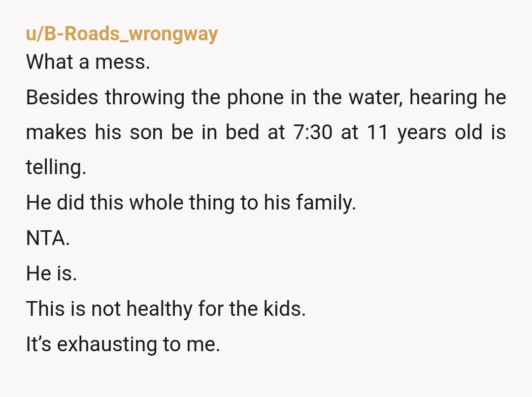 u/Aromatic_Recipe1749 You have a 14-year-old and an 11-year-old. The rules are not the same for kids 2-3 years apart in age. These 2 kids could be full blooded brother and...