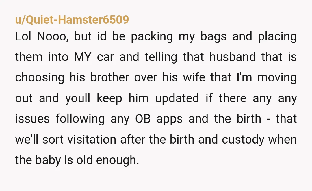 u/iamfuegomego NOR- but you need to have a serious talk with your husband. How is this going to work when the baby gets here? You need to tell him he...
