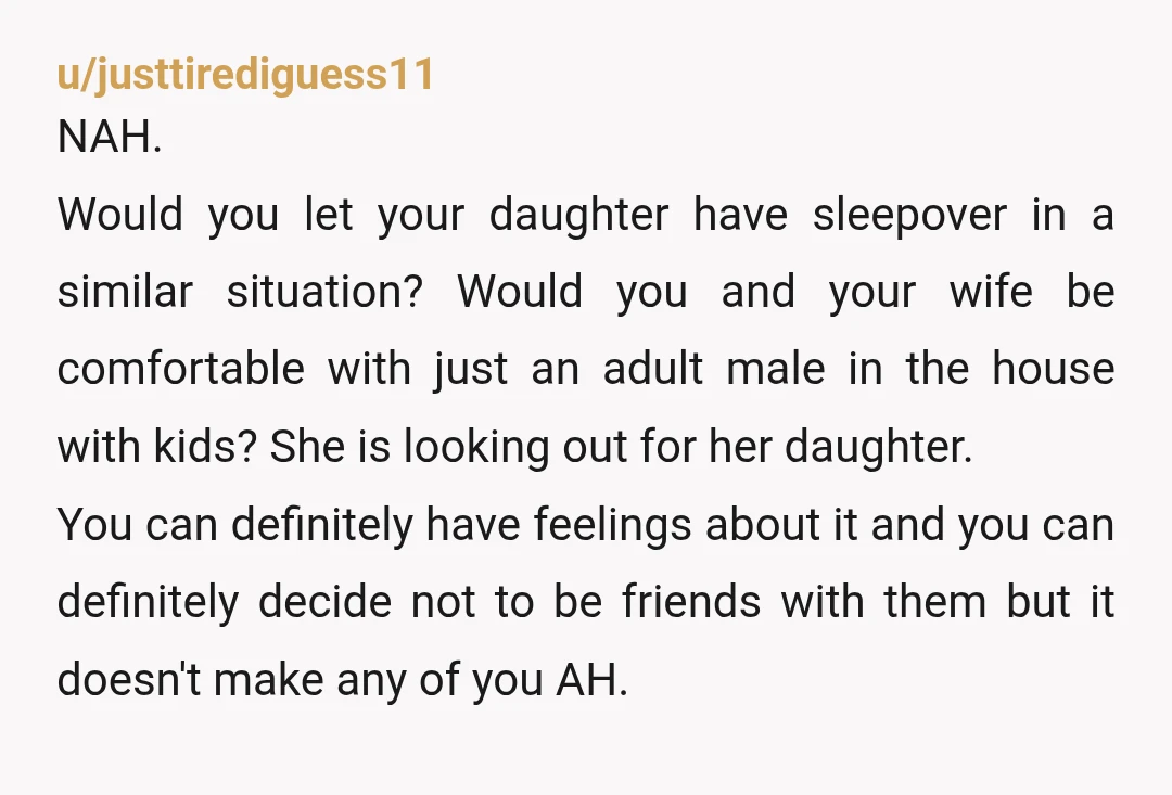 u/Robinnoodle NAH. Unfortunately most sa happens by someone the family knows. I can understand her concern, but I also worry about what kind of complex that will give her daughter...
