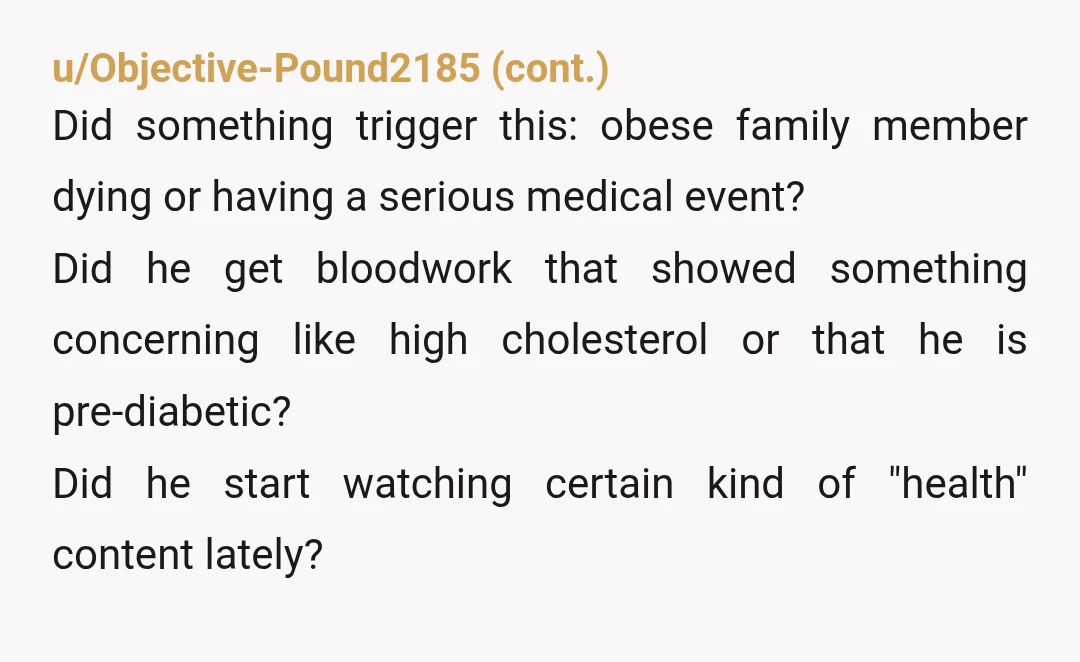 u/MrsNaypeer My ex was a skeleton at 5'9" 135lbs. Your partner sounds like they have a disorder. Above all, you need to take care of you. Tell them you cant...
