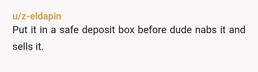 u/Byabbyab This is tough because I see both sides. Is there a possibility that... For you, it has deep meaning, but for him... That deep meaning makes him feel like...