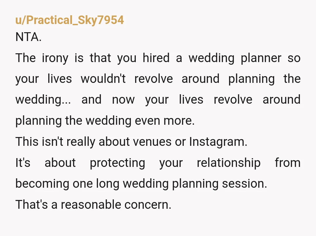 You seem way more interested in maintaining your life as it is than getting ready for how your life will soon be. You are being a little assholey here. What...
