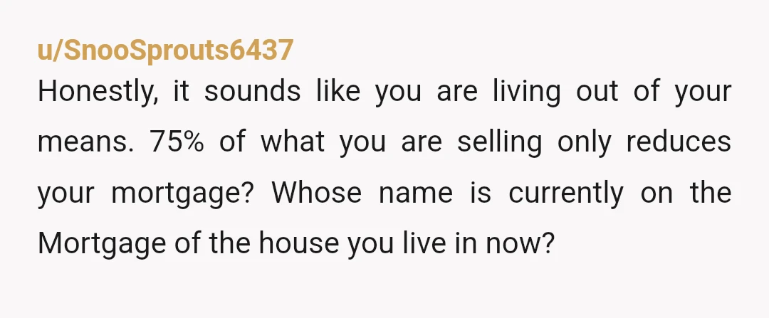 u/Life-Education-8030 You have a family but you are not partners. You are roommates. You cook your food and he cooks his own food? Really? And he has no thought of...