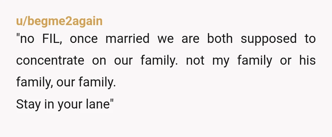 u/Particular-Lime1651 Sister.. Maintain your boundaries, and stick to your guns. Your parents are never not going to be yours.. And his. Parents aren't yours. Their religion is not yours... If...