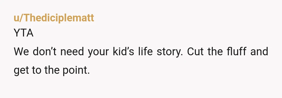 u/simplyexistingnow
Leveling the playing field would have been getting tutors for the two kids who were struggling in school not being a s*** parent to your middle child.