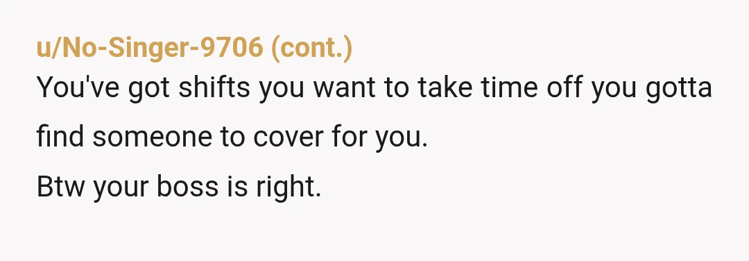 u/False_Branch_9888 IF you help find a replacement, then I would say NTA. It's a job you took on. It would be the same way if you needed a shift covered....