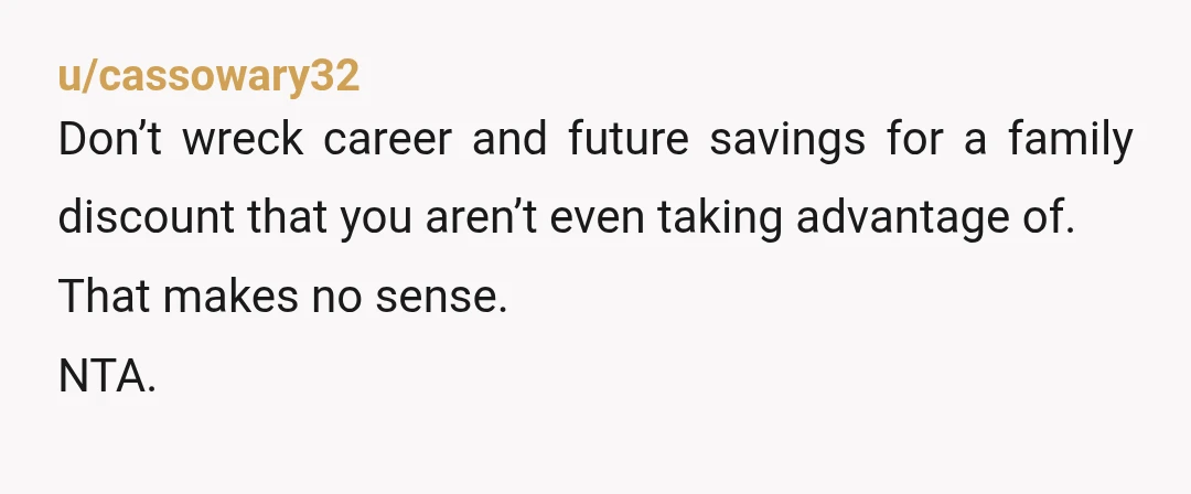 u/cactus1104 You need to ask yourself if your siblings and their spouses, and even your parents,feel greatful for the savings you give them, or if they feel entitled to it....