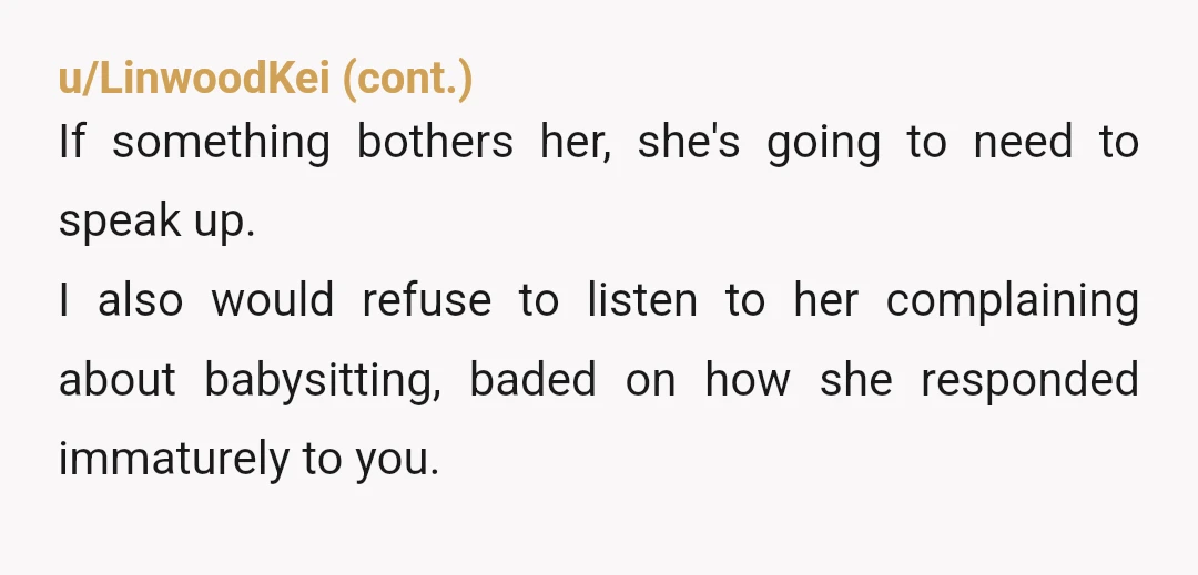 u/More_Sir_1842 Yeah this was not your problem to fix. I don't think YTA, as you meant well,, but I do think you should let your mom solve her own problems....