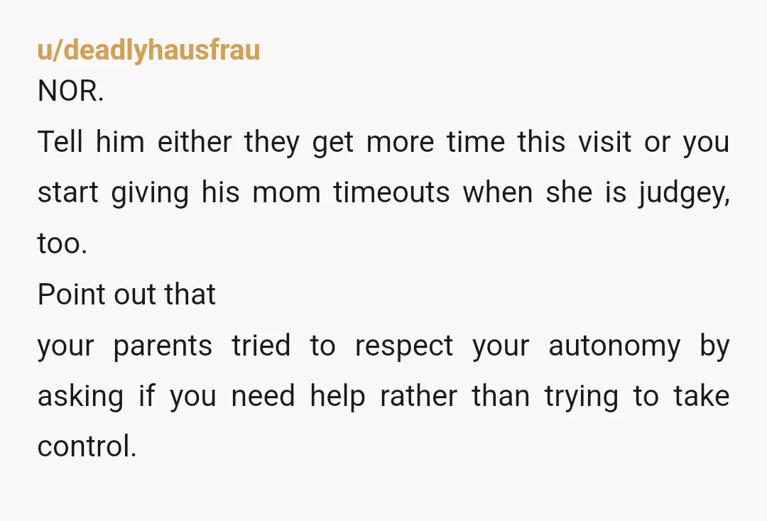 u/PatrioticRedhead NOR. Their financial contribution to your family has zero to do with your daughter’s wellbeing. Your husband is being a first class jerk. You two created your family and...