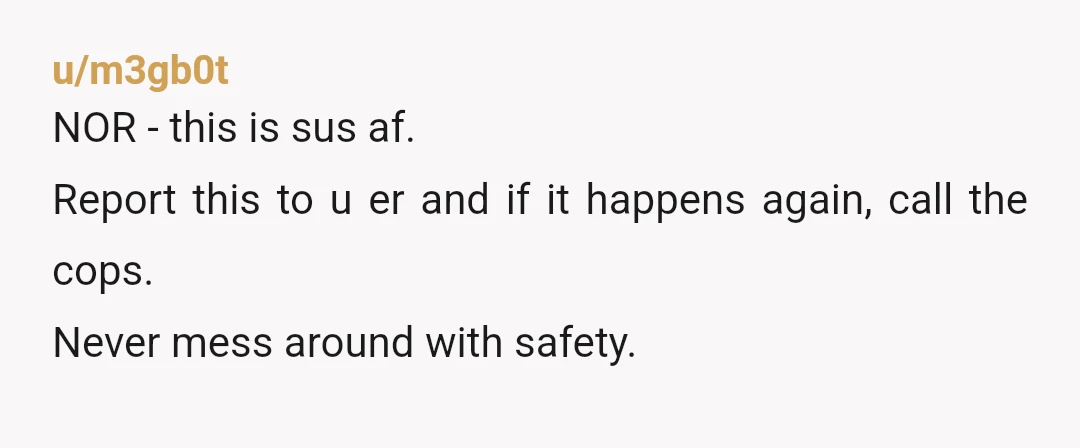u/Kittycelt NOR, that was so sketchy. And forget about being high, that would test the patience of most sober people. I get they don't pay well and that the job...