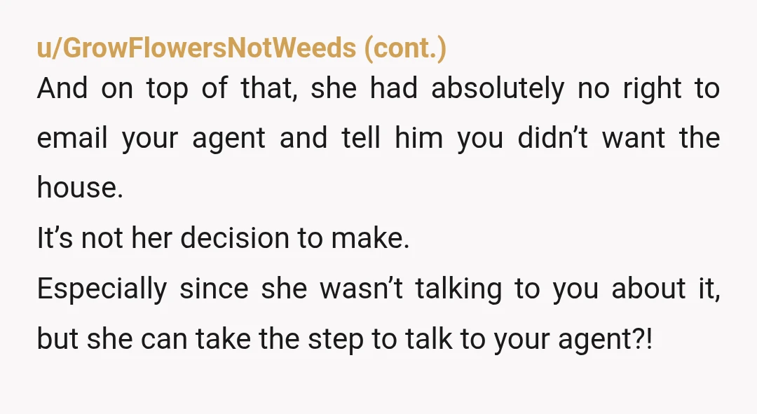 u/Vegetable-Cod-2340 NTA Op, I don’t know if you and she want the same things. You want a house, and she doesn’t. So why does it matter that the vibes are...