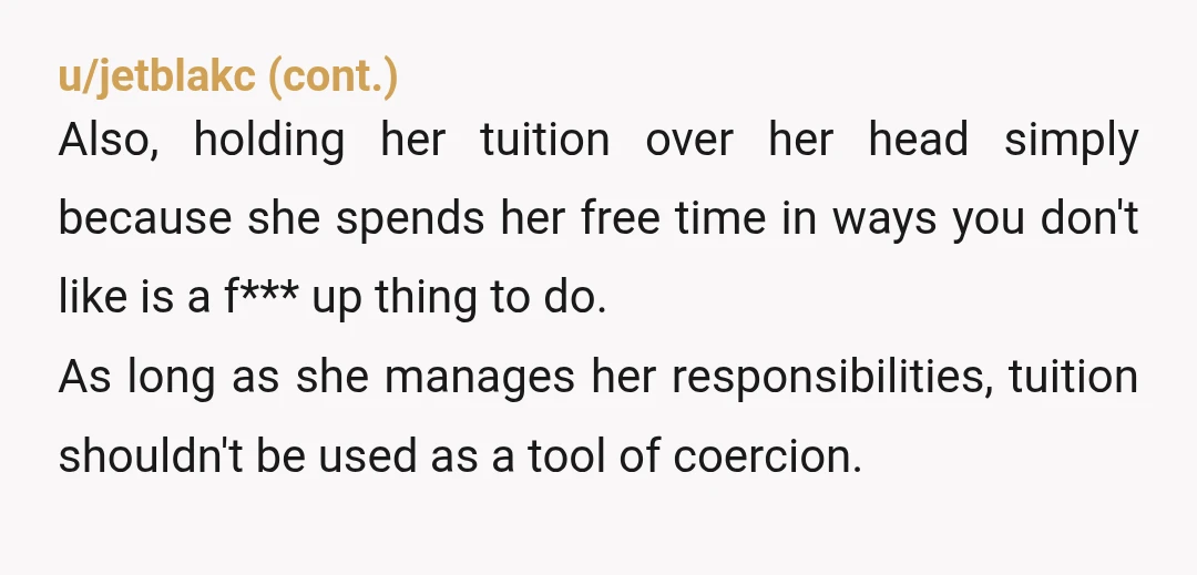u/MoxieOHara YTA - this is soft judgement as I don’t think you’re evil or anything, but you need to think about what it is you’re trying to achieve, whether it’s...