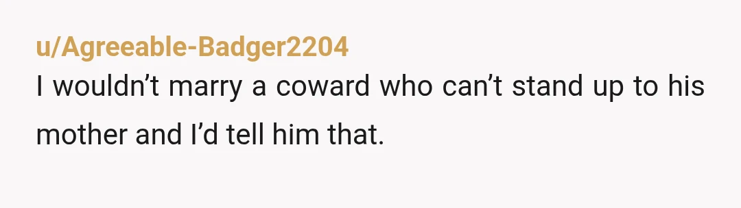 u/ShelyChelle I stopped reading when you said your MIL called your mom..... After that, she'd be lucky to be a damn guest..... Weddings are a HUGE event in a person's...