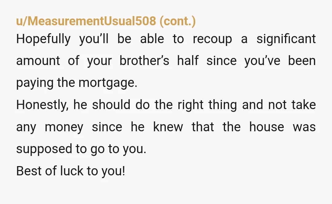 u/CycleAccomplished824 If you have nothing in writing I kind of doubt you would win this battle in court. The paperwork wasn’t done in your favour in this way. Your dad...