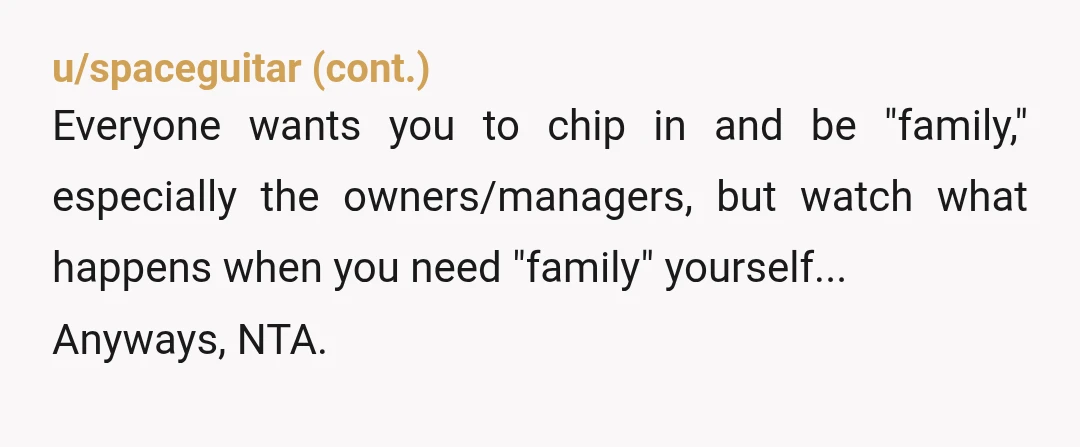 u/Electronic_Wait_7500 It's not your employer's place to police what you do with your earnings, period. You are trading labor for money. You work, they pay. You should definitely be looking...