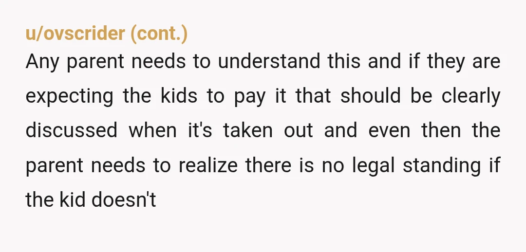 u/JMLKO
NTA especially if the money wasn’t used for your education.