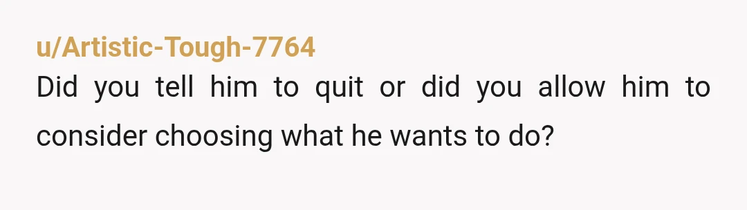 u/Ok-Perspective-5125 Less than 2% of high school athletes get a college scholarship. I would not make a possible athletic scholarship the basis for this decision. But if he’s not enjoying...