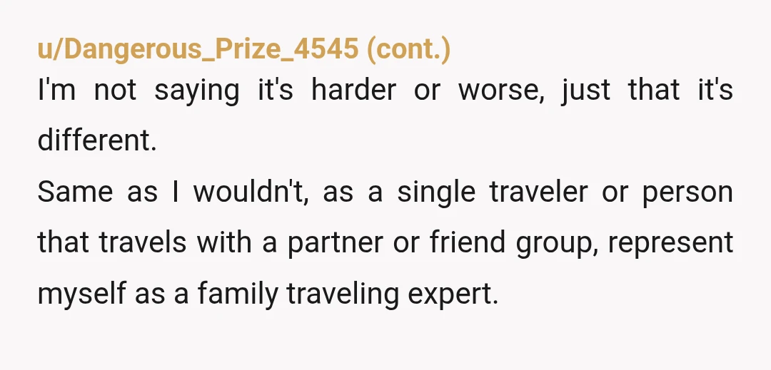 u/ManifestDiatribe NTA. She is trying to build a brand with an unethical business model. You work in travel and you have seen consequences of her approach. This is no different...