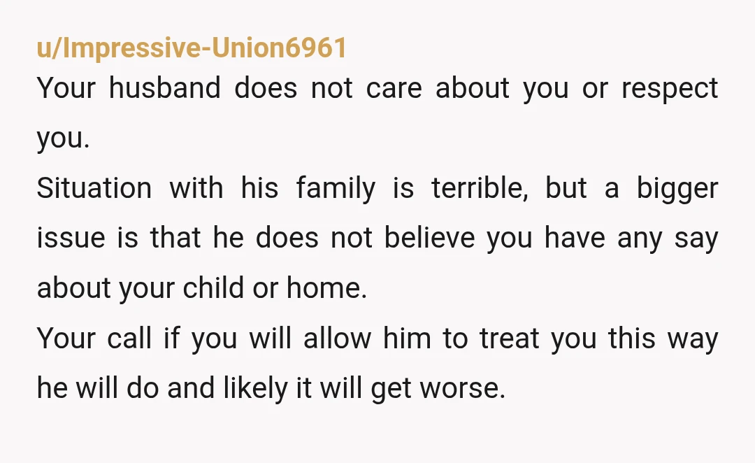 u/ConclusionUnusual320
NTA. these are YOUR kids. No-one has the right to of access to your kids if they disrespect you