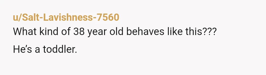 u/Sir_Wank_aL0T1 NTA. That must’ve felt so humiliating especially around people you’re not really close with. If someone is that comfortable to embarrass you in front of company, then they don’t...