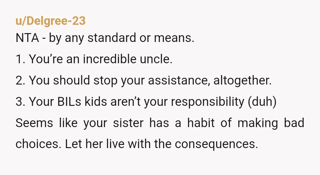 u/veebeex08 Coming from someone who is blending families: Please, please, please convince your sister to not blow up her children’s lives just bc she decided to remarry! I beg of...